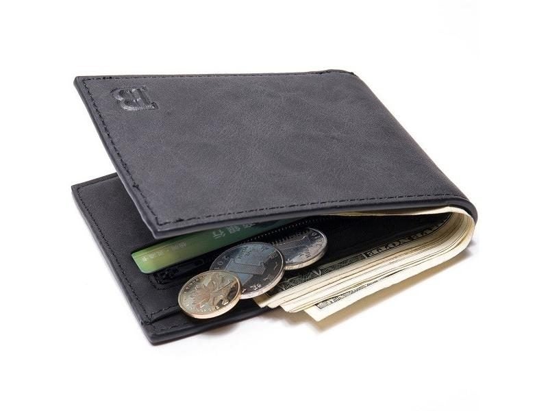 New Mens Wallets Short Coin Purse Small Fashion High Quality Designer Black Carousel 1