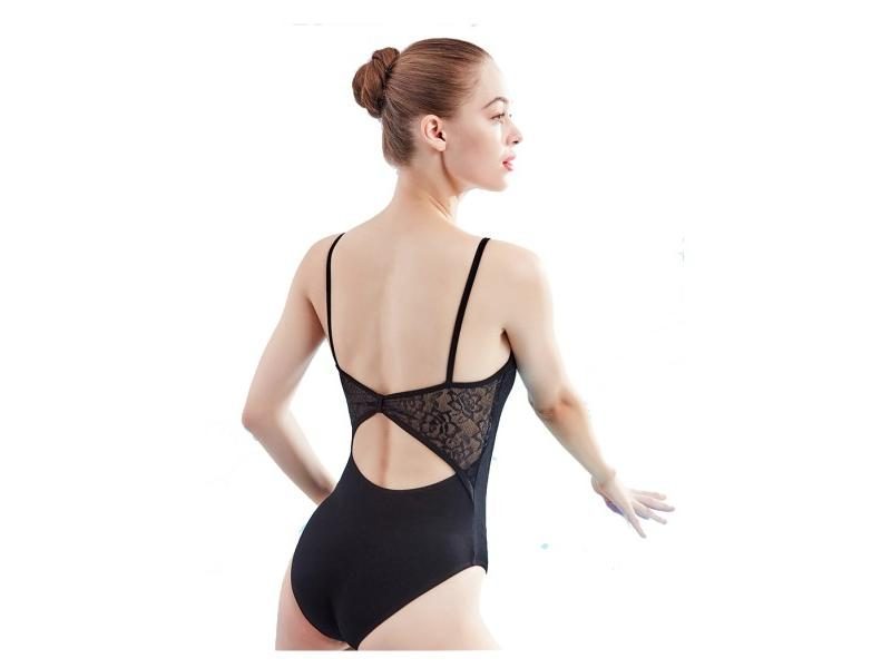 Adult Ballet Leotards Bodysuit Black Backless Sleeveless Ballet Dance Wear Sexy Carousel 1