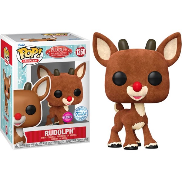 Rudolph - Rudolph Flocked Pop! Vinyl Carousel 1