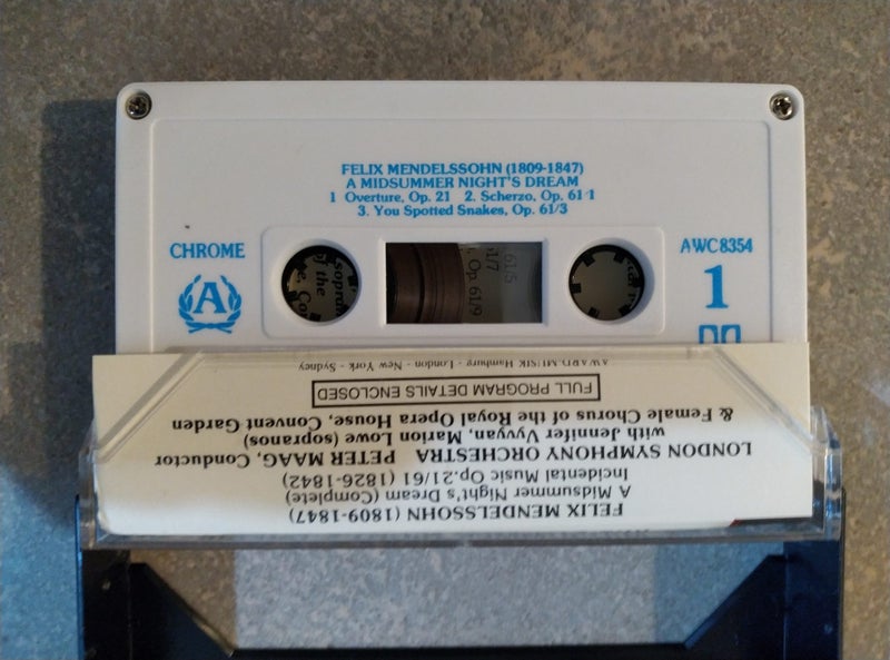 A Midsummer Night's Dream - LSO with Peter Maag (cassette) Carousel 3