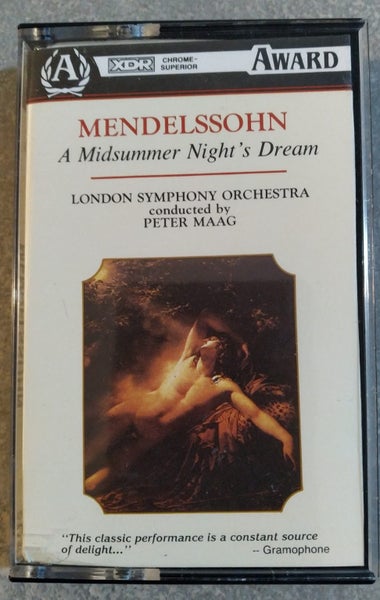A Midsummer Night's Dream - LSO with Peter Maag (cassette) Carousel 2