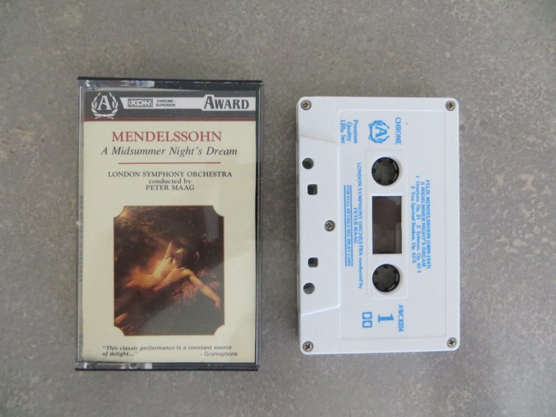 A Midsummer Night's Dream - LSO with Peter Maag (cassette) Carousel 1