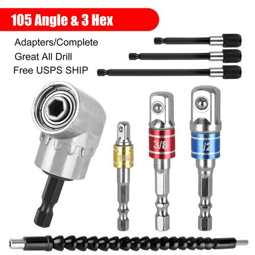 Right Angle Drill Bit Extension Set Carousel 1