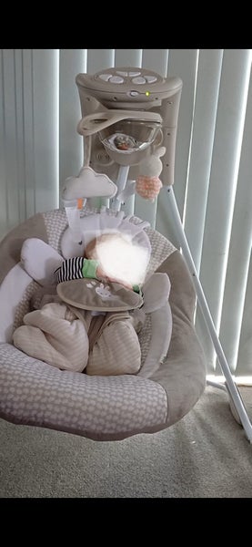 Ingenuity Baby Swing – Twinkle Tails Grey (Near New, RRP $329!) Carousel 1