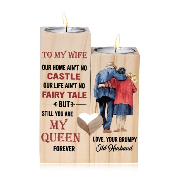 Wooden Candlestick Couple Gift Carousel 1