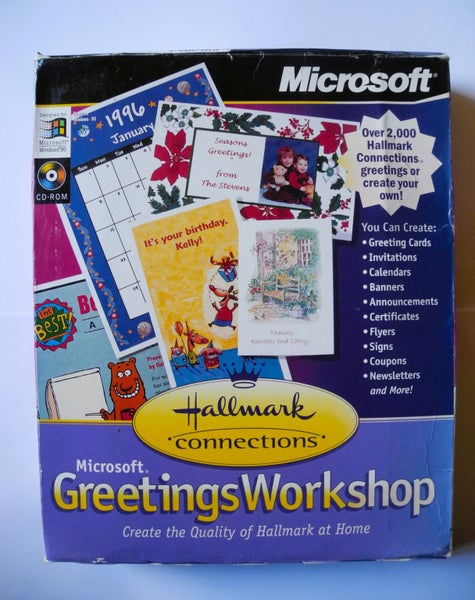 #* "Microsoft Greetings Workshop - Hallmark Connections" - Retro Software *# Carousel 1