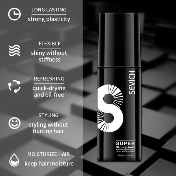 Sevich Hair Fiber + Hold Spray - BLACK Carousel 4
