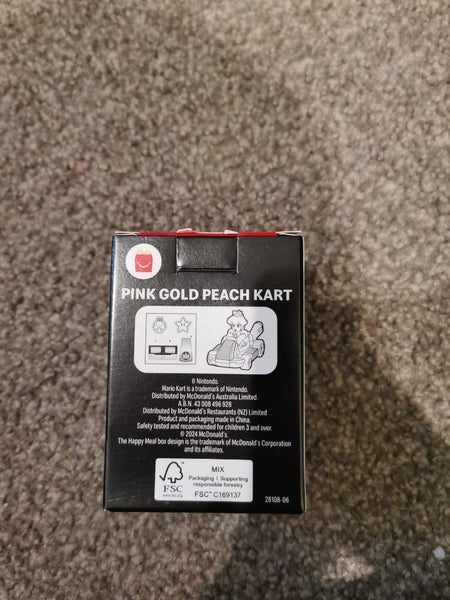 McDonald's mario kart pink gold peach Carousel 2