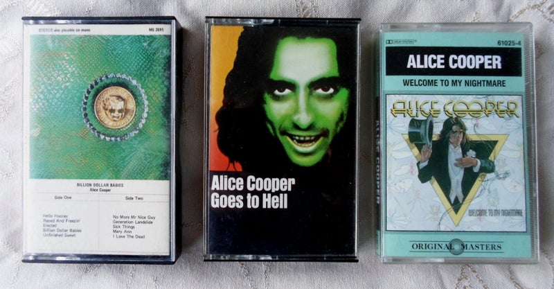 Alice Cooper ( 3 tapes ) Carousel 1
