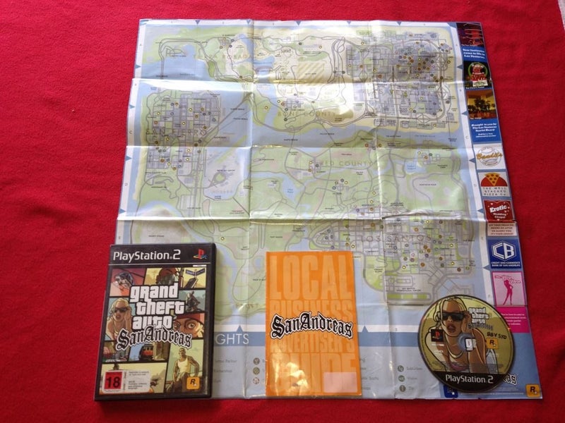 Grand Theft Auto: San Andreas - COMPLETE & NEAR NEW PS2 Game64054510829443110