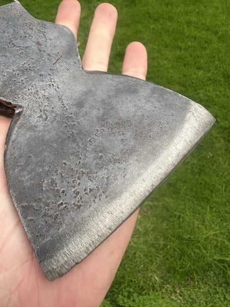 Vintage “Lafayette.R.Plumb” hewing axe/ hatchet head (L/handed) Carousel 10