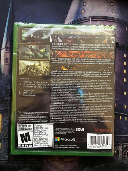 *Metal Gear Solid Vol. 1 Master Collection* Sealed Carousel 2