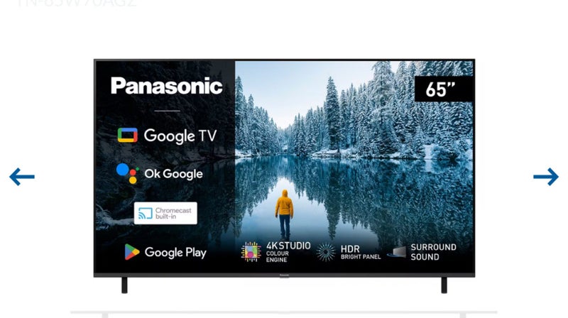 Panasonic 65inch Panasonic W70A 4K TV (brand new still in box)63614580908931112