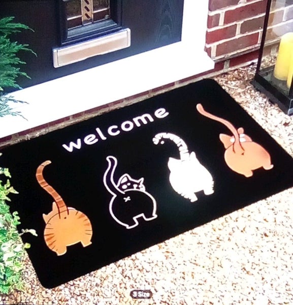 THE CATTAGE - Adorable Funny Cat Entrance Mat Bring Cuteness & Fun To Your Door Carousel 2