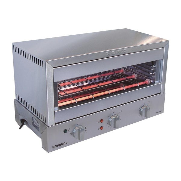 Roband Grill Max Toaster GMX810G Stainless Steel Body with Glass Element 8 Sl... Carousel 2