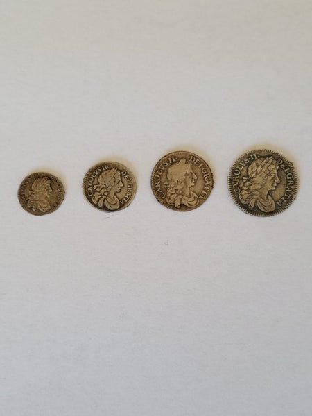 Antique Charles II 1683 Maundy Money set Carousel 2