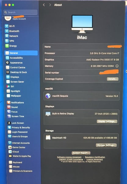 iMac 27 inch 2020 model i7 8 core Carousel 4