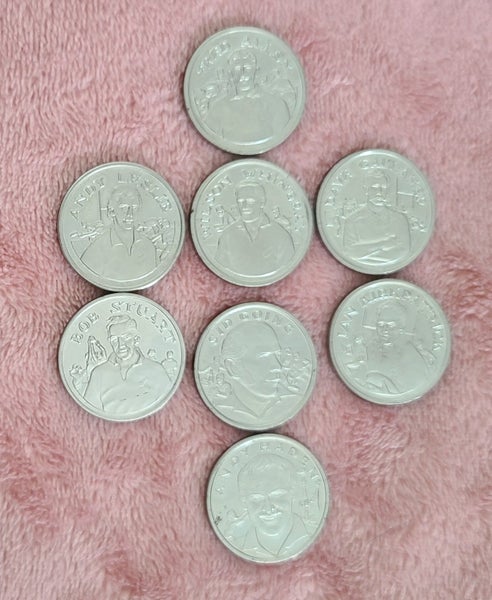 Eight ALL BLACKS COINS COLLECTABLE Carousel 2