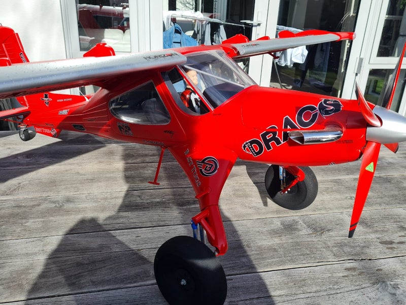 Draco 2.0 metre Radio Control Plane Brand New - never flown Carousel 7