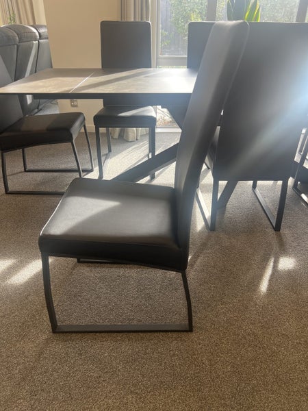 8x Debonaire Black Dining Chairs63614583096834113