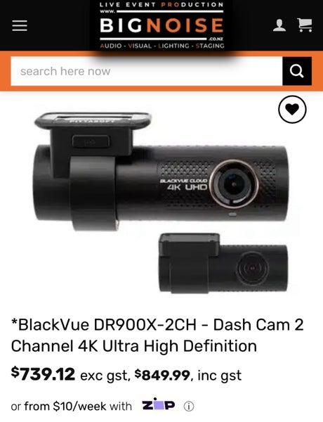BlackVue DR900X-2CH 4K Ultra HD Dash Camera Carousel 4