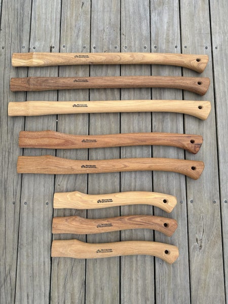 NOS Wetterlings axe and hatchet handle collection (8xhandles) Carousel 1