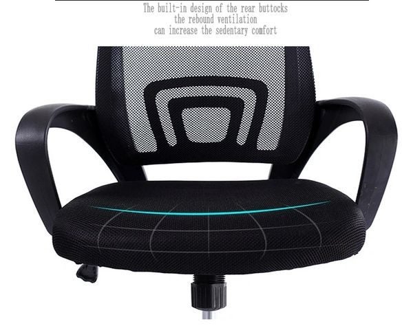 Black Office/ Computer Chair, Ergonomically Design Carousel 2