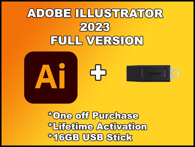 Illustrator 2023 Standalone Version For Lifetime (Photoshop etc) Carousel 1