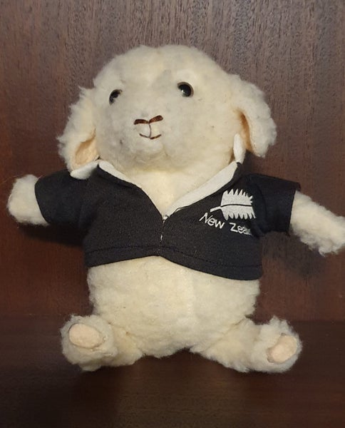 Vintage Robbity Bob New Zealand Fern Sheep Soft Toy Plush Carousel 1