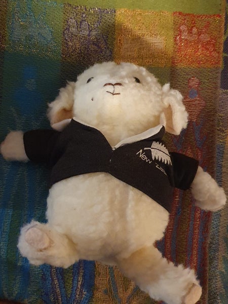 Vintage Robbity Bob New Zealand Fern Sheep Soft Toy Plush Carousel 6