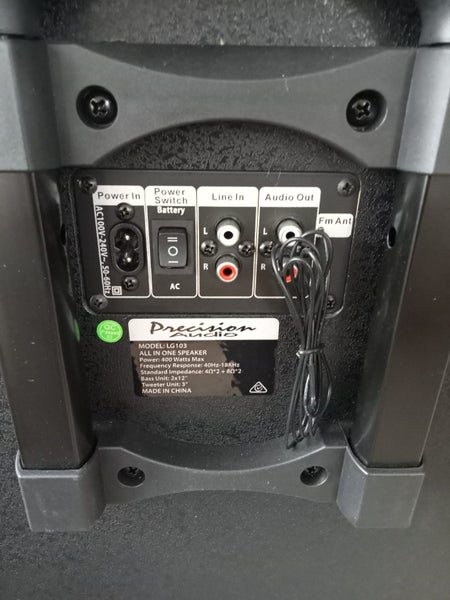 All in one party speaker. Precision Audio Carousel 7