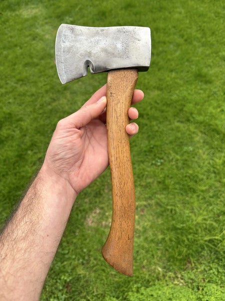 $1 reserve. vintage “WINCHESTER” stamped axe/ hatchet with original handle. Carousel 2