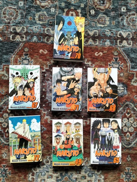 7 Mint Condition Naruto Volumes Carousel 1