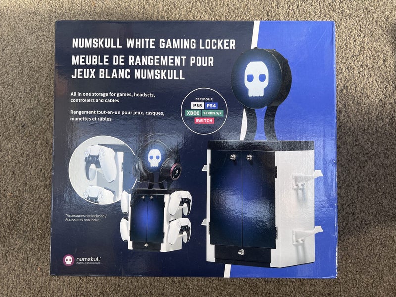 Numskull White Gaming Locker (Brand New In Box) Carousel 2