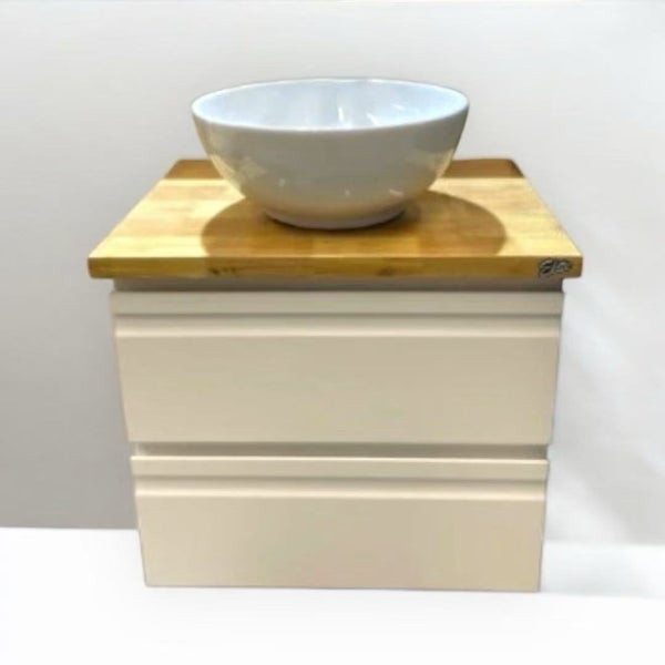 Vanity - Elite Series Pinewood - 100% Water Proof 600mm white Carousel 1