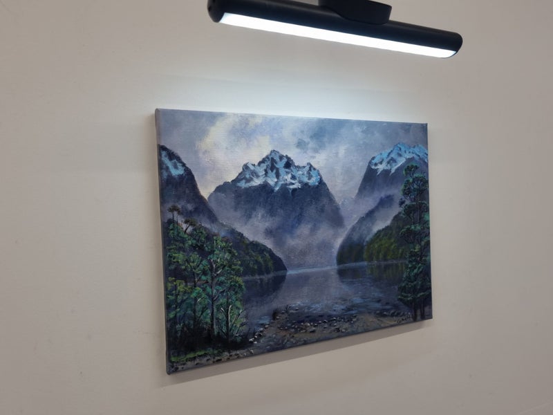 Stormy Fiordland - Caley Hall Fine Art Original Oil Painting Carousel 2