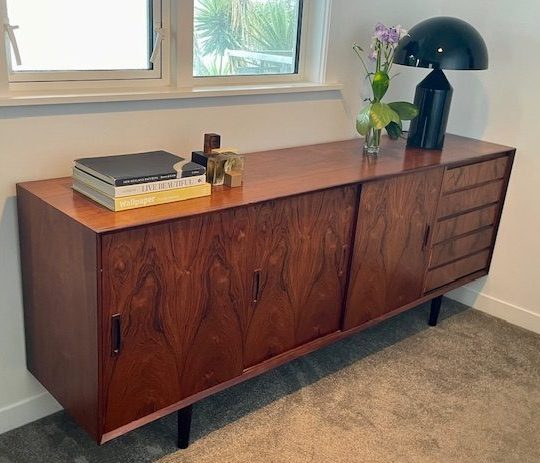 Vintage Midcentury Brazilian Rosewood Sideboard Carousel 1