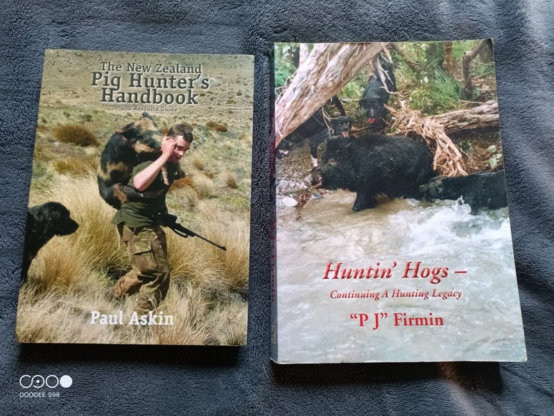 2 x NZ pig hunting books Carousel 1