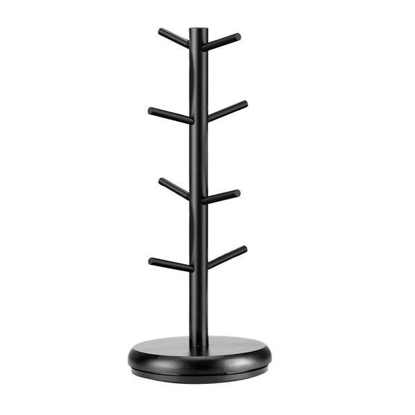 360-Degree Rotating Mug Holder Tree Stand Coffee Mug Rack with 8 Hooks Carousel 2