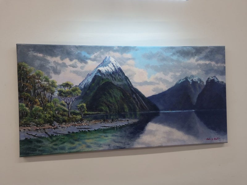 Milford Sound Fiordland - Caley Hall Fine Art Original Oil Painting Carousel 8
