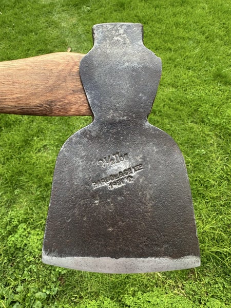 Rare near mint "2 1/2Lbs PARDOE AND CO 1950" stamped English Kent axe Carousel 1