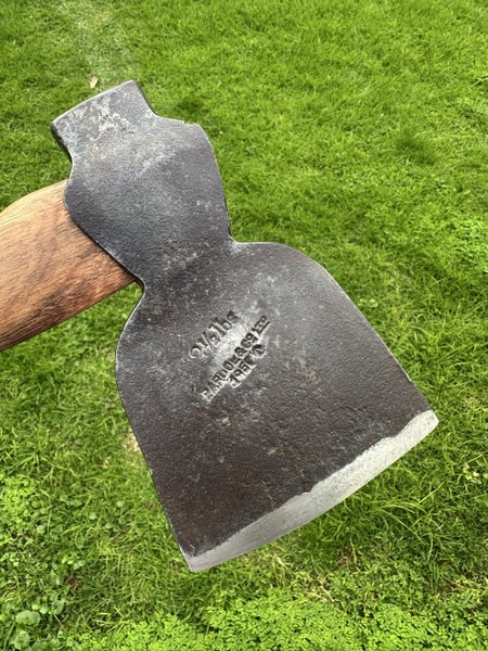 Rare near mint "2 1/2Lbs PARDOE AND CO 1950" stamped English Kent axe Carousel 2