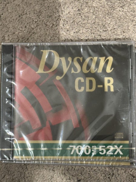 3 × Dysan CD-R (700 MB / 80 min, 52×) — Wrapped Blank discs in jewel cases Carousel 1