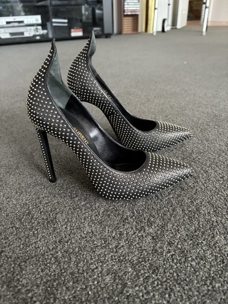 Saint Laurent Paris Studded Pumps Carousel 1