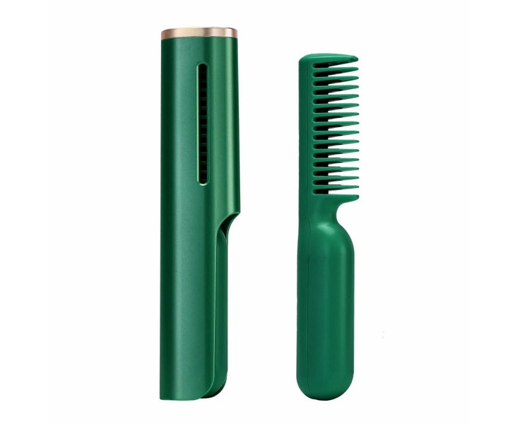 Hair Straightener Brush - Enhanced Ionic Straightening Brush, USB Cordless Re Carousel 1