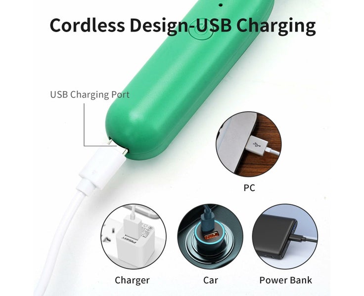 Hair Straightener Brush - Enhanced Ionic Straightening Brush, USB Cordless Re Carousel 6