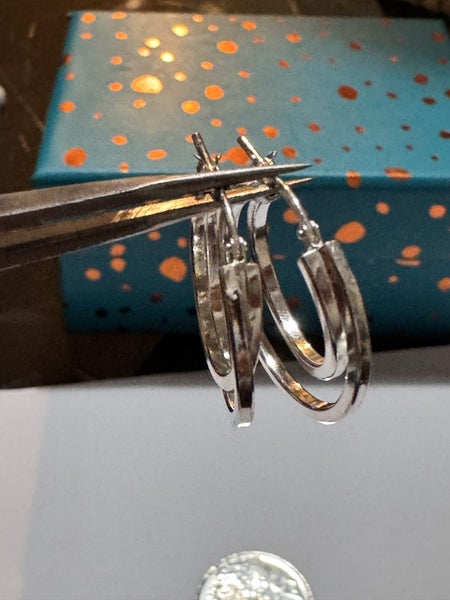 Silver earrings stamp Italy 925 Carousel 5
