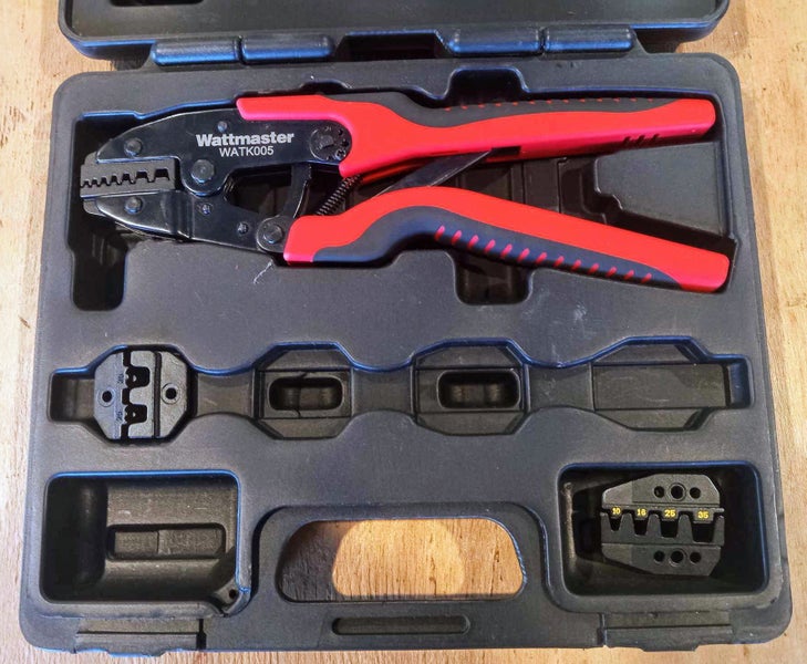 WATTMASTER Ratchet Hand Crimper kit - As new Carousel 1