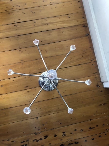 Necklace Organiser - Metal & Faux Chrystal Stand Carousel 2