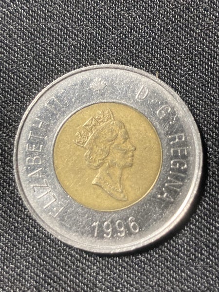 ERROR loonie 1996 Canadian coin Carousel 2